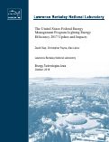 Cover page: The United States Federal Energy Management Program lighting energy efficiency 2017 update and impacts