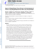 Cover page: Impact of Allograft Injury Time of Onset on the Development of Chronic Lung Allograft Dysfunction After Lung Transplantation