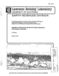 Cover page: Solubility and Speciation Studies for Nuclear Repository Performance Assessment