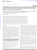 Cover page: Analysis of secondary organic aerosols in air using extractive electrospray ionization mass spectrometry (EESI-MS)