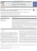 Cover page: Application of arterial spin labeling perfusion MRI to differentiate benign from malignant intracranial meningiomas