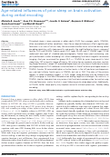 Cover page: Age-Related Influences of Prior Sleep on Brain Activation during Verbal Encoding