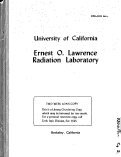 Cover page: A PRELIMINARY INVESTIGATION OF THE SYSTEM TIME SPREAD FOR SOME TYPES OF MULTIPLIER PHOTOTUBES