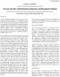 Cover page: Coronary Vasculitis: A Multidisciplinary Diagnostic and Management Challenge