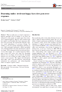 Cover page: Disarming smiles: irrelevant happy faces slow post-error responses