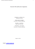 Cover page: Narcissistic CEOs and Executive Compensation