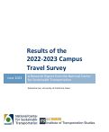 Cover page: Results of the 2022-2023 Campus Travel Survey&nbsp;