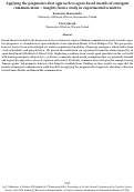 Cover page: Applying the pragmatics-first approach to agent-based models of emergent communication  – insights from a study in experimental semiotics