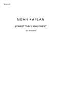 Cover page: Forest Through Forest