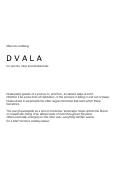 Cover page: Dvala