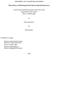 Cover page: Three Essays on Measuring Social Context in the Social Sciences