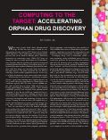 Cover page: Computing to the Target: Accelerating Orphan Drug Discovery