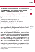 Cover page: Impact of a multicomponent strategy including decentralized molecular testing for tuberculosis on mortality: planned analysis of a cluster-randomized trial in Uganda