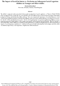 Cover page: The Impact of Social Inclusion vs. Exclusion on Subsequent Social Cognition Abilities in Younger and Older Adults