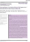 Cover page: Neuropathology in the LifeAfter90 Study: 2023 update on an Ethnically Diverse Cohort Study of Oldest‐Old