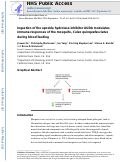 Cover page: Ingestion of the epoxide hydrolase inhibitor AUDA modulates immune responses of the mosquito, Culex quinquefasciatus during blood feeding