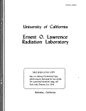 Cover page: TRIM-COIL CONSTRUCTION FOR THE BERKELEY 86-INCH CYCLOTRON