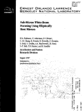 Cover page: Sub-Micron White-Beam Focusing Using Elliptically Bent Mirrors