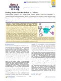 Cover page: Binding Modes and Metabolism of Caffeine