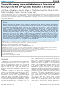 Cover page: Tissue Microarray Immunohistochemical Detection of Brachyury Is Not a Prognostic Indicator in Chordoma