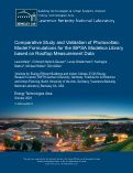 Cover page: Comparative Study and Validation of Photovoltaic Model Formulations for the IBPSA Modelica Library based on Rooftop Measurement Data