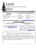 Cover page of IAOS Bulletin 70