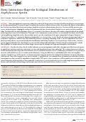 Cover page: Biotic Interactions Shape the Ecological Distributions of Staphylococcus Species