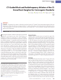 Cover page: CT-Guided Block and Radiofrequency Ablation of the C2 Dorsal Root Ganglion for Cervicogenic Headache