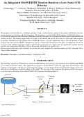 Cover page: An Integrated MASS/DIMM Monitor Based on a Low-Noise CCD Detector