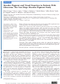 Cover page: Macular Pigment and Visual Function in Patients With Glaucoma: The San Diego Macular Pigment Study