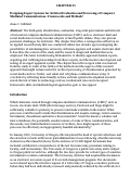 Cover page: Designing Expert Systems for Archival Evaluation and Processing of Computer Mediated Communications: Frameworks and Methods