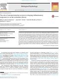 Cover page: The role of interpersonal processes in shaping inflammatory responses to social-evaluative threat.