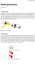 Cover page: Radial polarization