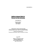 Cover page: Equilibrium Assignment Method of Pointwise Flow Delay Relationships