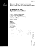 Cover page: The Advanced Light Source Elliptically Polarizing Undulator