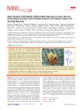 Cover page of High Density Individually Addressable Nanowire Arrays Record Intracellular Activity from Primary Rodent and Human Stem Cell Derived Neurons