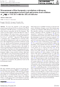 Cover page: Measurement of flow harmonics correlations with mean transverse momentum in lead–lead and proton–lead collisions at sNN=5.02TeV with the ATLAS detector