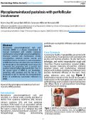 Cover page: Mycoplasma-induced pustulosis with perifollicular involvement