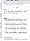 Cover page: The Impact of Pre-Exposure Prophylaxis on Sexual Communication and Sexual Behavior of Urban Gay and Bisexual Men