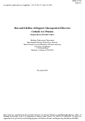 Cover page: Bias and self-bias of magnetic macroparticle filters for cathodic arc plasmas