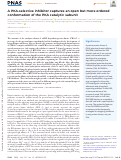 Cover page of A PKA-selective inhibitor captures an open but more ordered conformation of the PKA catalytic subunit