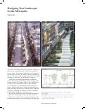 Cover page: Section 1: Wasted and Reclaimed Landscapes  -  Designing New Landscapes for the Metropolis