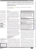 Cover page: Immune checkpoint inhibitor-induced gastrointestinal injury: prevalence of cytomegalovirus, adenovirus and Epstein-Barr virus