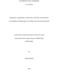 Cover page: Dependence, Separability, and Theories of Identity and Distinction in Late Medieval Philosophy: Case Studies from Scotus and Ockham