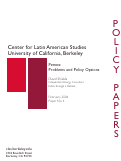 Cover page: Pemex: Problems and Policy Options