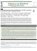 Cover page: Human Milk Macronutrients and Child Growth and Body Composition in the First Two Years: A Systematic Review.