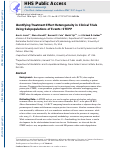 Cover page: Identifying treatment effect heterogeneity in clinical trials using subpopulations of events: STEPP