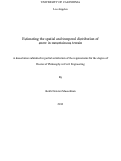 Cover page: Estimating the spatial and temporal distribution of snow in mountainous terrain