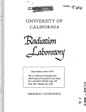 Cover page: Summary of the Research Progress Meeting of Sept. 1, 1949