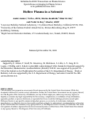 Cover page: Hollow Plasma in a Solenoid